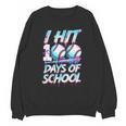 Kids 100 Days Of School 100th Day Baseball Ice Cream Drip Unisex Sweatshirt