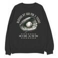 Kids Blessed By God For 5 Years Old Baseball 5th Birthday Unisex Sweatshirt