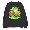 Kids St Patricks Day Shamrock Basketball Baseball Football Unisex Sweatshirt Kids St Patricks Day Shamrock Basketball Baseball Football Unisex Sweatshirt
