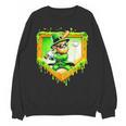 Leprechaun Baseball St Patricks Day Ice Cream Drip Men Boys Unisex Sweatshirt