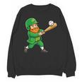 Leprechaun Playing Baseball St Patricks Day Men Boys Kids Unisex Sweatshirt