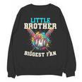 Little Brother Biggest Fan Baseball Cream Drip Crossed Bats Unisex Sweatshirt Little Brother Biggest Fan Baseball Cream Drip Crossed Bats Unisex Sweatshirt