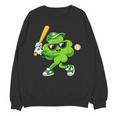 Lucky Shamrock Playing Baseball St Patrick's Kids Boys Unisex Sweatshirt Lucky Shamrock Playing Baseball St Patrick's Kids Boys Unisex Sweatshirt