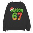 Mason 67 Christmas Ice Cream Drip Meme Six Seven Baseball Unisex Sweatshirt