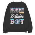 Mommy Of The Birthday Boy Baseball Ice Cream Drip Matching Unisex Sweatshirt