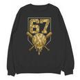 Number 67 Baseball Drip Camo Six Seven Meme Boys Kids Unisex Sweatshirt Number 67 Baseball Drip Camo Six Seven Meme Boys Kids Unisex Sweatshirt