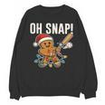 Oh Snap Gingerbreadman Christmas Baseball Humor Unisex Sweatshirt Oh Snap Gingerbreadman Christmas Baseball Humor Unisex Sweatshirt