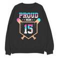 Proud Mom Baseball Player Number 15 Ice Cream Drip Unisex Sweatshirt Proud Mom Baseball Player Number 15 Ice Cream Drip Unisex Sweatshirt