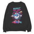 Respect The Drip Baseball Bat Sunglasses Mascot Unisex Sweatshirt Respect The Drip Baseball Bat Sunglasses Mascot Unisex Sweatshirt