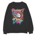 Respect The Drip Baseball Drip Glove Youth Boys Girls Player Unisex Sweatshirt