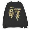 Retro I Was 6 Now I'm 7 Camo 67 Ice Cream Drip Baseball Unisex Sweatshirt