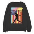 Retro Baseball Drip Boys Ice Cream Patriotic American Flag Unisex Sweatshirt Retro Baseball Drip Boys Ice Cream Patriotic American Flag Unisex Sweatshirt