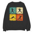 Retro Style Baseball Lover Playing Men Women Kids Baseball Unisex Sweatshirt