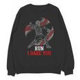 Run I Dare You Baseball Catcher Graphic Players Fans Unisex Sweatshirt Run I Dare You Baseball Catcher Graphic Players Fans Unisex Sweatshirt