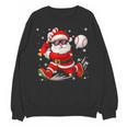 Santa Baseball Christmas Pajamas Xmas Men Boy Toddlers Unisex Sweatshirt Santa Baseball Christmas Pajamas Xmas Men Boy Toddlers Unisex Sweatshirt