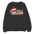 Santa Bruh Baseball Christmas Xmas Meme Pajamas Family Unisex Sweatshirt Santa Bruh Baseball Christmas Xmas Meme Pajamas Family Unisex Sweatshirt