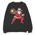 Santa Playing Baseball Baseball Lover Baseballer Xmas Unisex Sweatshirt Santa Playing Baseball Baseball Lover Baseballer Xmas Unisex Sweatshirt