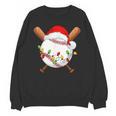 Santa Sports For Men Boys Christmas Baseball Player Unisex Sweatshirt Santa Sports For Men Boys Christmas Baseball Player Unisex Sweatshirt