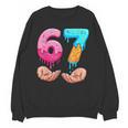 Six Seven 6-7 Baseball Ice Cream Drip 67 Meme Hands Unisex Sweatshirt Six Seven 6-7 Baseball Ice Cream Drip 67 Meme Hands Unisex Sweatshirt