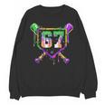 Six Seven Mardi Gras Baseball Sports Party Unisex Sweatshirt Six Seven Mardi Gras Baseball Sports Party Unisex Sweatshirt