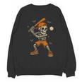 Skeleton Baseball Player Costume Halloween Men Boys Unisex Sweatshirt Skeleton Baseball Player Costume Halloween Men Boys Unisex Sweatshirt