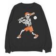 Skeleton Batting Baseball Halloween Unisex Sweatshirt