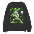 St Patricks Day Baseball Skeleton Irish Leprechaun Hat Boys Unisex Sweatshirt St Patricks Day Baseball Skeleton Irish Leprechaun Hat Boys Unisex Sweatshirt