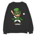 St Patrick’s Day Leprechaun Baseball Irish Graphic Unisex Sweatshirt St Patrick’s Day Leprechaun Baseball Irish Graphic Unisex Sweatshirt