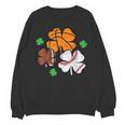 St Patricks Day Shamrock Basketball Baseball Men Boys Kids Unisex Sweatshirt St Patricks Day Shamrock Basketball Baseball Men Boys Kids Unisex Sweatshirt
