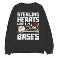 Stealing Hearts Like I Steal Bases Baseball Valentines Unisex Sweatshirt Stealing Hearts Like I Steal Bases Baseball Valentines Unisex Sweatshirt