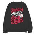 Stealing Hearts Like I Steal Bases Cute Baseball Boys Unisex Sweatshirt Stealing Hearts Like I Steal Bases Cute Baseball Boys Unisex Sweatshirt