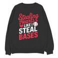 Stealing Hearts Like I Steal Bases Cute Baseball Valentine Unisex Sweatshirt Stealing Hearts Like I Steal Bases Cute Baseball Valentine Unisex Sweatshirt