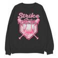 Strike Out Breast Cancer Baseball Drip For Boys Youth Unisex Sweatshirt Strike Out Breast Cancer Baseball Drip For Boys Youth Unisex Sweatshirt
