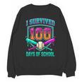 I Survived 100 Days Of School Baseball Drip Unisex Sweatshirt I Survived 100 Days Of School Baseball Drip Unisex Sweatshirt