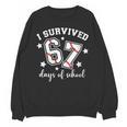 I Survived 67 Days Of School Baseball Six Seven Teacher Unisex Sweatshirt I Survived 67 Days Of School Baseball Six Seven Teacher Unisex Sweatshirt