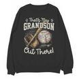 That's My Grandson Out There Jersey Number 55 Baseball Unisex Sweatshirt