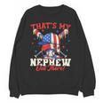 That's My Nephew Out There Baseball Cream Drip Crossed Bat Unisex Sweatshirt