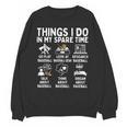 Things I Do In My Spare Time Baseball Lover Unisex Sweatshirt Things I Do In My Spare Time Baseball Lover Unisex Sweatshirt