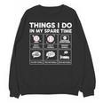 Things I Do Spare Time Baseball Player Men Women Kids Unisex Sweatshirt