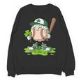Toddler Baseball Drip Ice Cream Boys Kids St Patricks Day Unisex Sweatshirt Toddler Baseball Drip Ice Cream Boys Kids St Patricks Day Unisex Sweatshirt