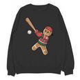 Ugly Christmas Sweater Gingerbread Baseball Toddler Kids Unisex Sweatshirt Ugly Christmas Sweater Gingerbread Baseball Toddler Kids Unisex Sweatshirt