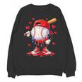 Valentine Baseball Heart Drip Sport Love Valentines Day Boys Unisex Sweatshirt Valentine Baseball Heart Drip Sport Love Valentines Day Boys Unisex Sweatshirt