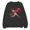 Valentine Baseball Player Drip Unisex Sweatshirt