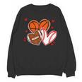Valentines Baseball Basketball Football Heart Boy Men Unisex Sweatshirt