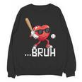 Valentines Bruh Red Heart Playing Baseball Men Boys Kids Unisex Sweatshirt Valentines Bruh Red Heart Playing Baseball Men Boys Kids Unisex Sweatshirt