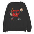 Valentines Day Baseball Red Heart Love Boys Kids Tee Unisex Sweatshirt Valentines Day Baseball Red Heart Love Boys Kids Tee Unisex Sweatshirt