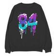 Vintage Baseball 84 Number Unisex Sweatshirt Vintage Baseball 84 Number Unisex Sweatshirt