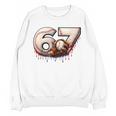 6 7 Six Seven American Baseball Graphic Unisex Sweatshirt 6 7 Six Seven American Baseball Graphic Unisex Sweatshirt