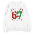 67 Baseball Christmas Candy Cane Snowflake Holiday Sports Unisex Sweatshirt 67 Baseball Christmas Candy Cane Snowflake Holiday Sports Unisex Sweatshirt