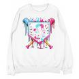 9th Birthday Boys Baseball Ice Cream Drip Boys Baseball Unisex Sweatshirt